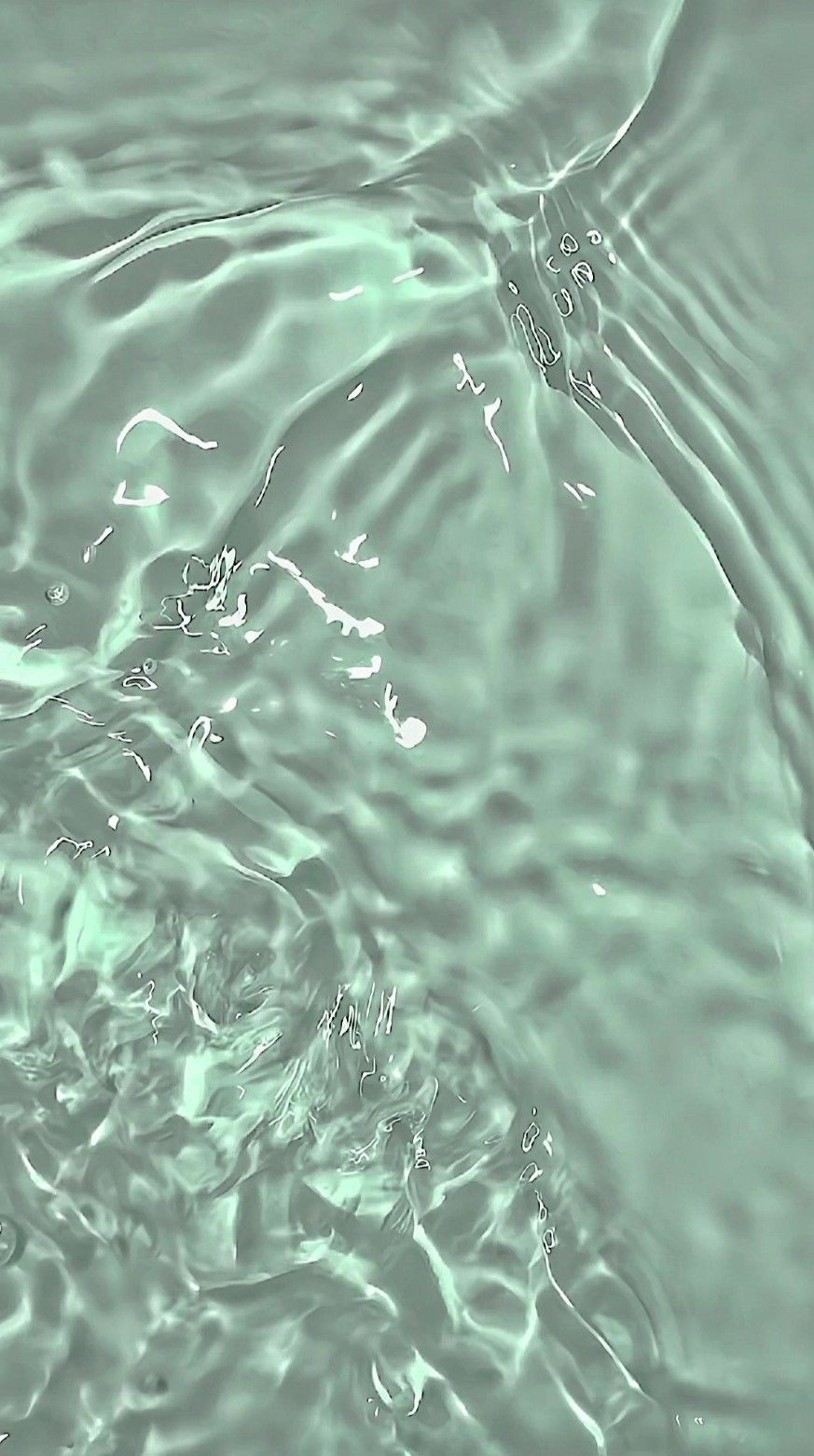 Spa-inspired water surface with calming teal tones